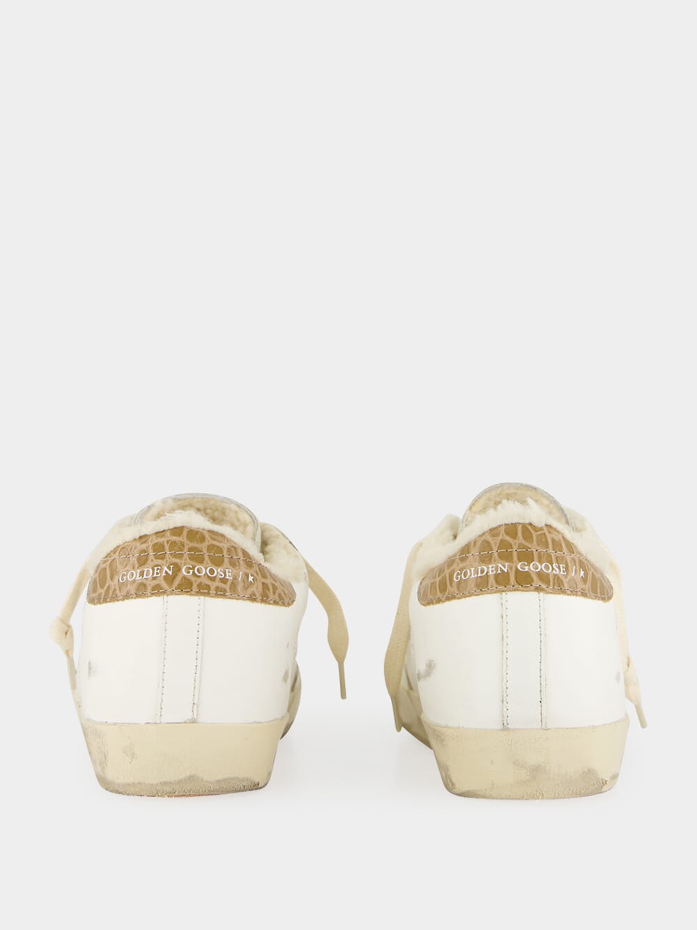 Super-Star Sneakers with Cocco Heel & Shearling