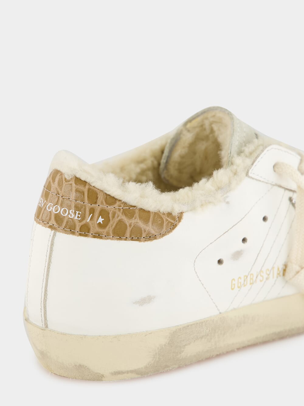 Super-Star Sneakers with Cocco Heel & Shearling