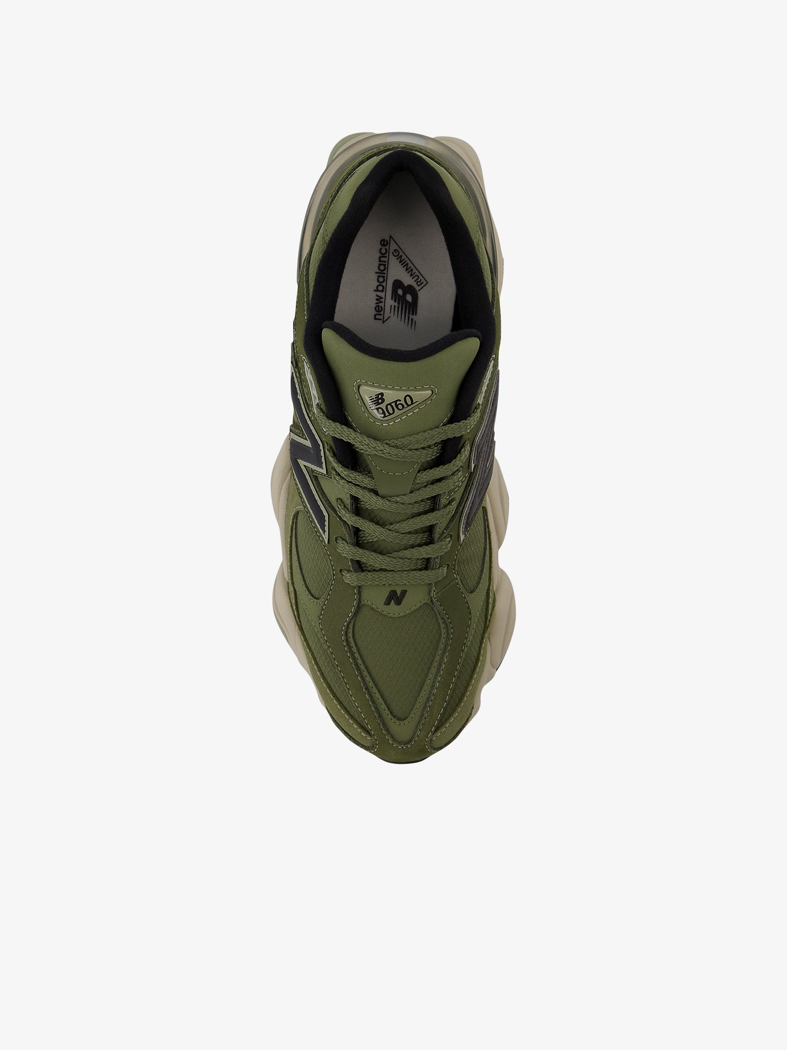 sneakers uomo u9060orc suede verde