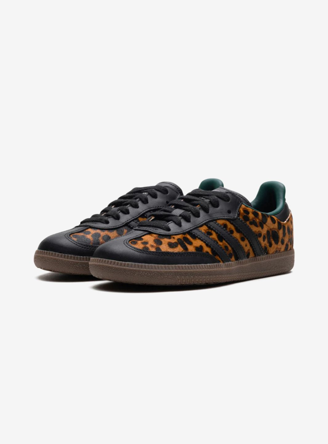 Adidas Samba OG Black Green Leopard